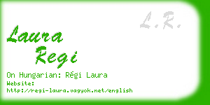 laura regi business card