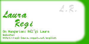 laura regi business card